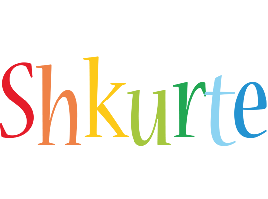 Shkurte birthday logo