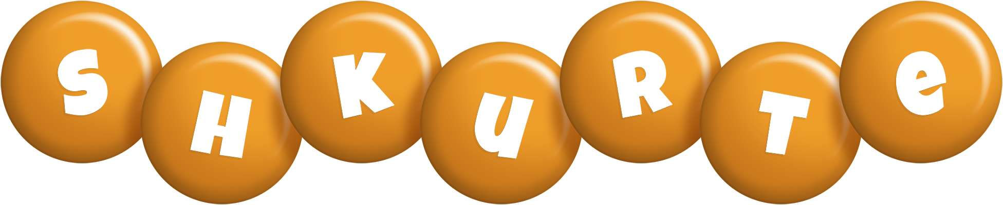 Shkurte candy-orange logo