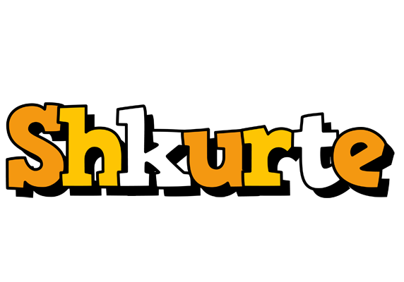 Shkurte cartoon logo