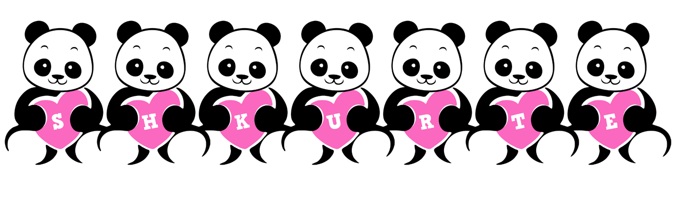Shkurte love-panda logo