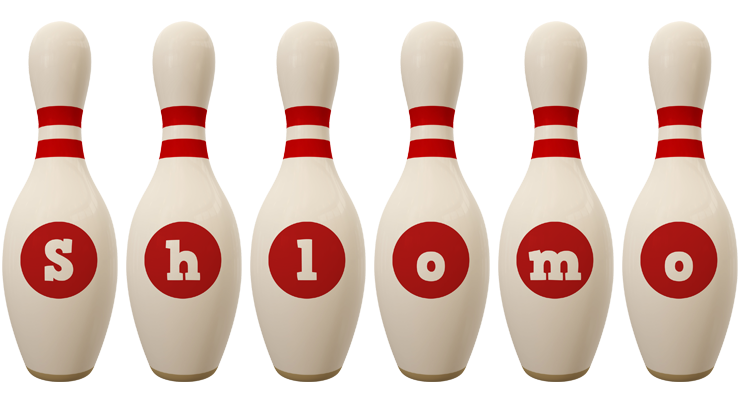 Shlomo bowling-pin logo
