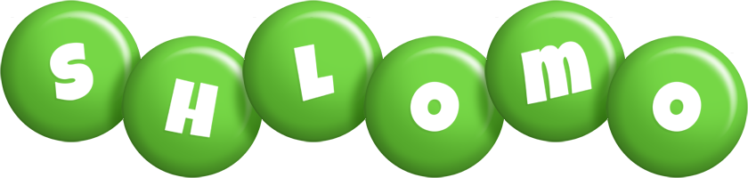 Shlomo candy-green logo