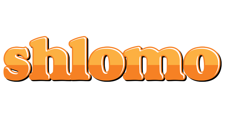 Shlomo orange logo