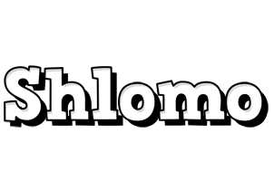 Shlomo snowing logo