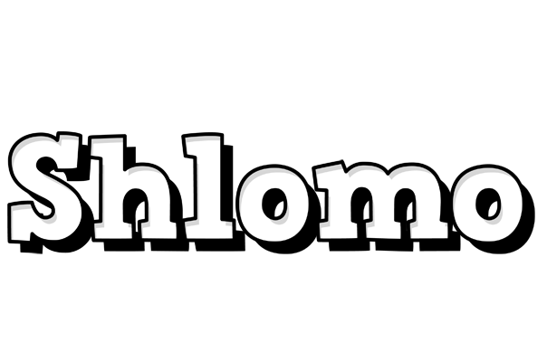 Shlomo snowing logo