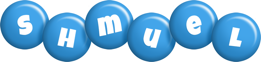 Shmuel candy-blue logo