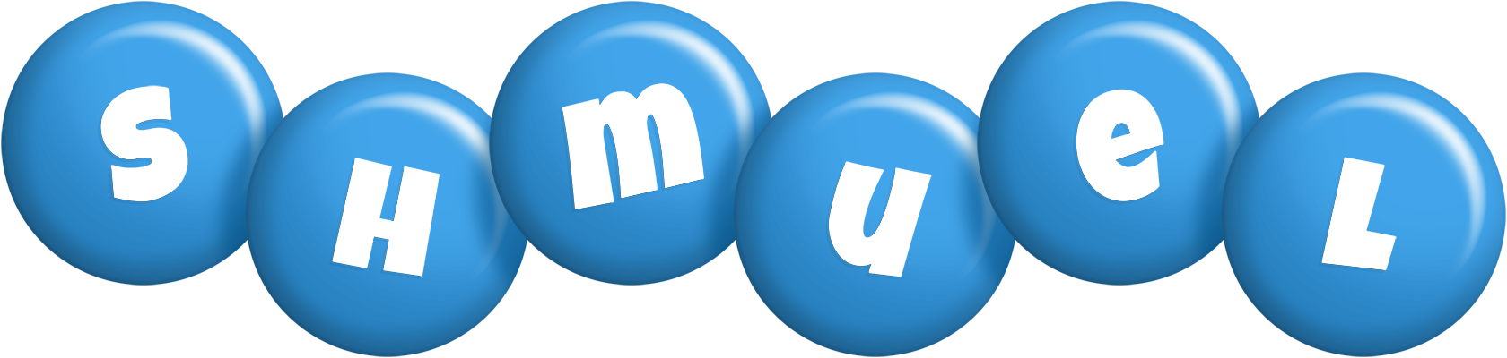 Shmuel candy-blue logo