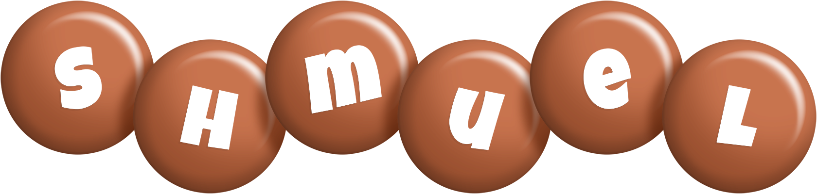 Shmuel candy-brown logo