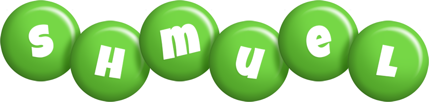 Shmuel candy-green logo