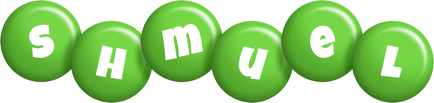 Shmuel candy-green logo