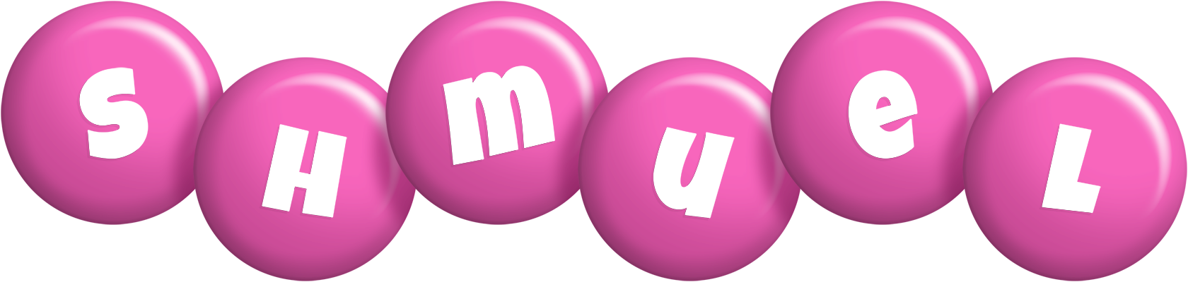 Shmuel candy-pink logo