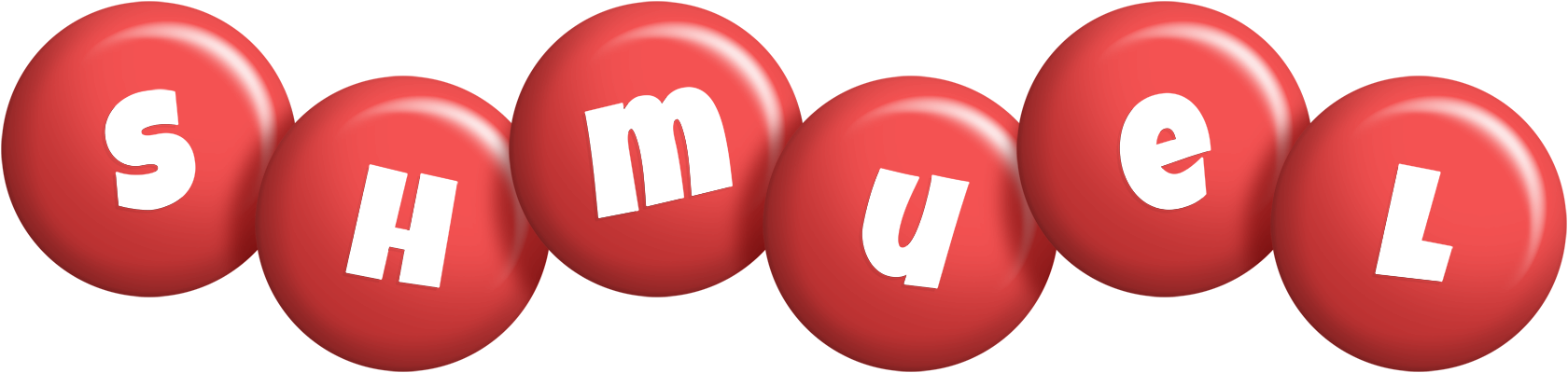 Shmuel candy-red logo