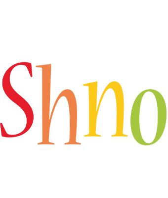 Shno birthday logo