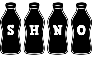 Shno bottle logo