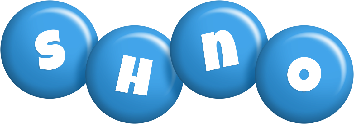 Shno candy-blue logo