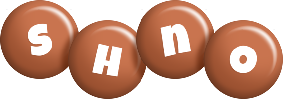 Shno candy-brown logo