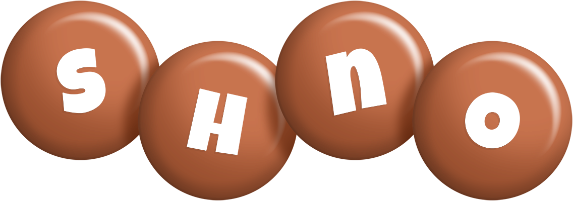 Shno candy-brown logo