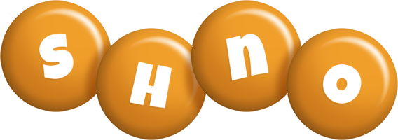 Shno candy-orange logo