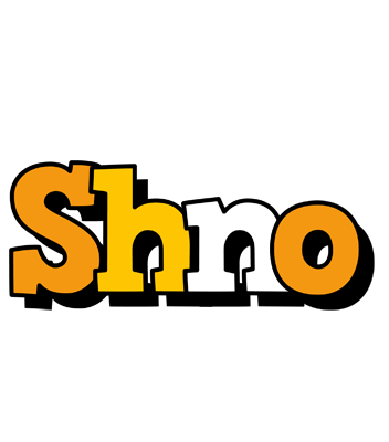 Shno cartoon logo