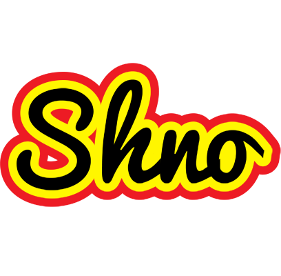 Shno flaming logo