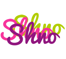 Shno flowers logo