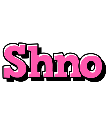 Shno girlish logo