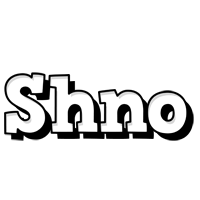 Shno snowing logo