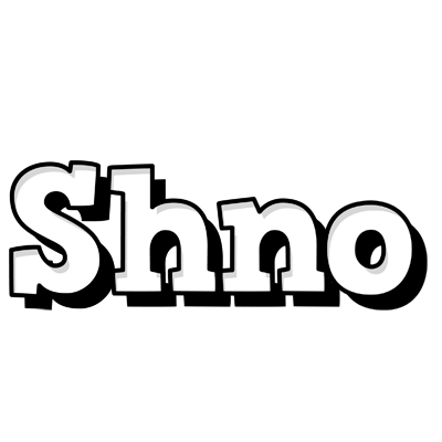 Shno snowing logo