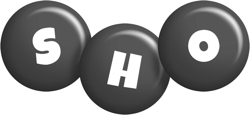 Sho candy-black logo
