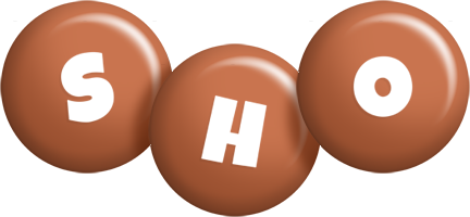 Sho candy-brown logo