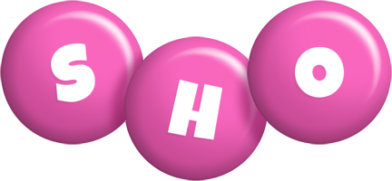 Sho candy-pink logo