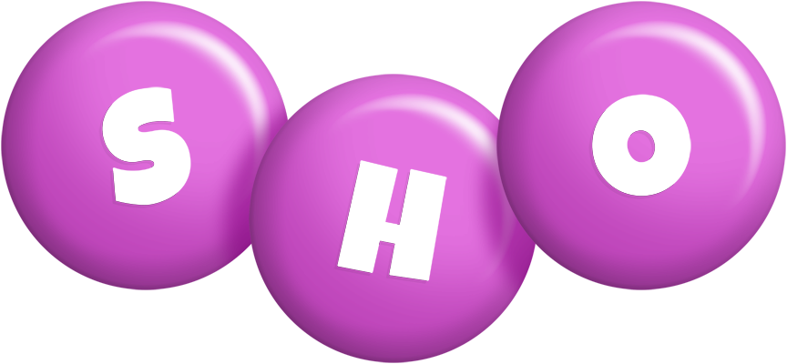 Sho candy-purple logo