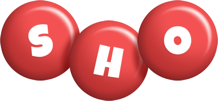 Sho candy-red logo