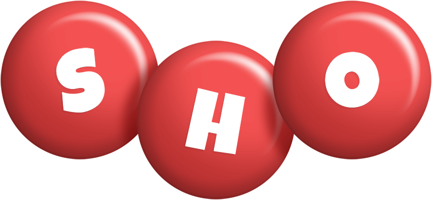 Sho candy-red logo