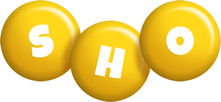 Sho candy-yellow logo