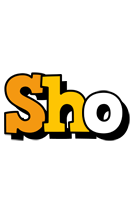 Sho cartoon logo