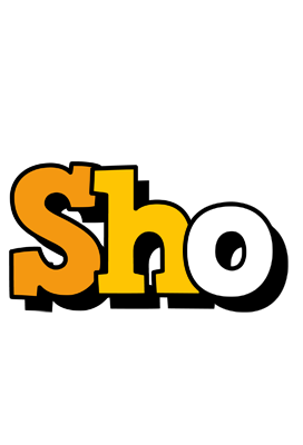 Sho cartoon logo