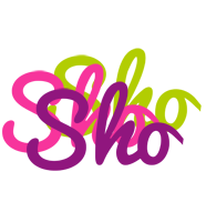 Sho flowers logo