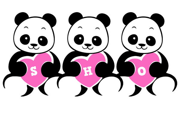 Sho love-panda logo
