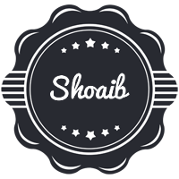 Shoaib badge logo