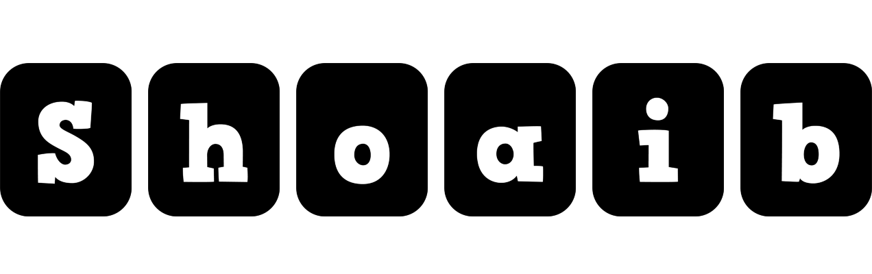 Shoaib box logo