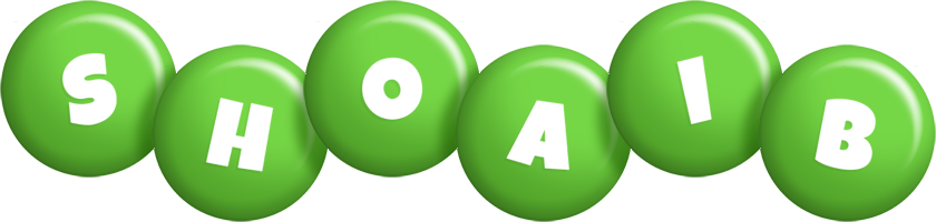 Shoaib candy-green logo
