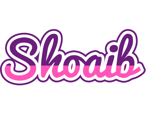 Shoaib cheerful logo