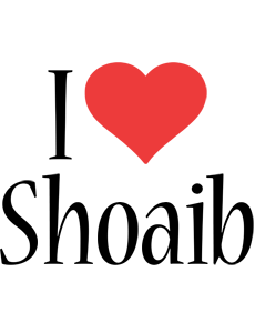 Shoaib i-love logo
