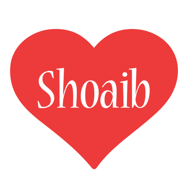 Shoaib love logo