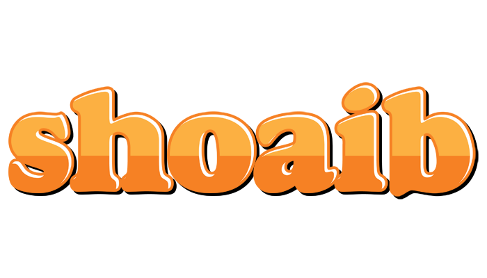 Shoaib orange logo