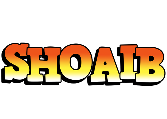 Shoaib sunset logo
