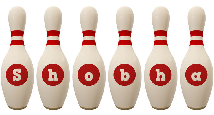 Shobha bowling-pin logo