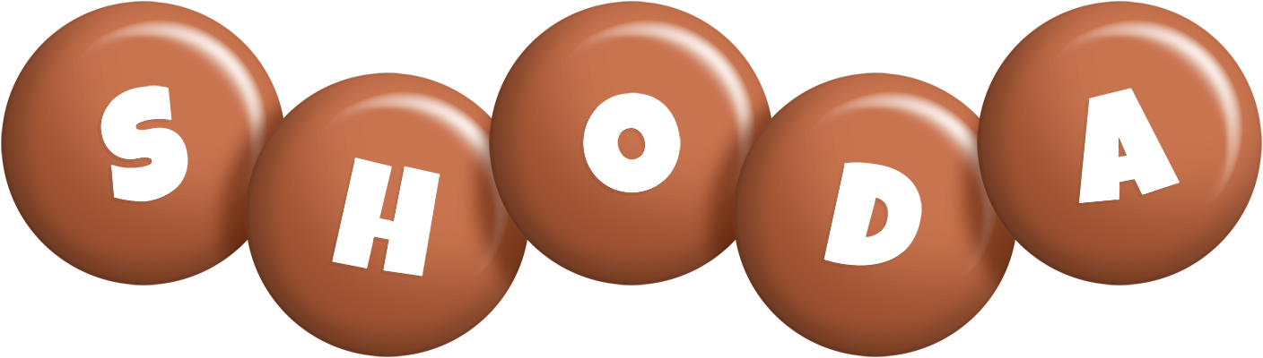 Shoda candy-brown logo