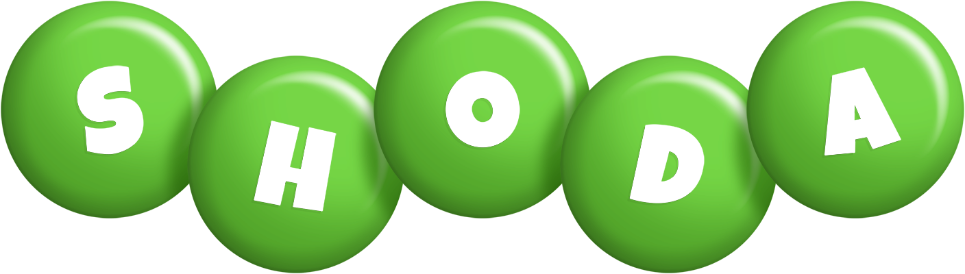 Shoda candy-green logo
